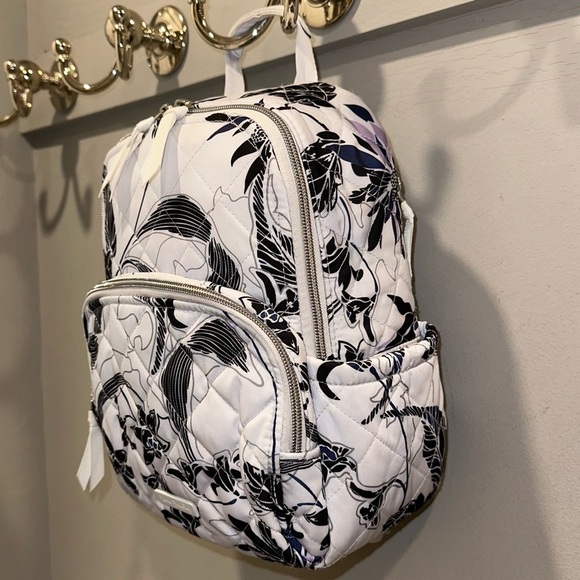 Vera Bradley Twilight Garden Small Backpack in Performance Twill - Picture 9 of 9